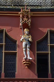 Allemagne, Bade-Wurtemberg, Fribourg en Brisgau, la Maison historique des marchands du début du XVIème siècle sur la Munsterplatz