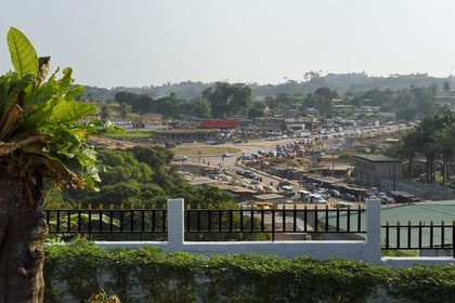 Gabon, Libreville, le carrefour du PK12 sur la Route National 1