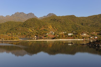 Norway, Troms, southern coast of the island Hinnoya