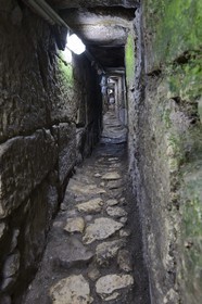 Israel, Jérusalem, ville sainte, la route en gradins  construite sous Herode 1er le Grand, chemin des pèlerins, allant du Mont du Temple à la piscine de Siloé