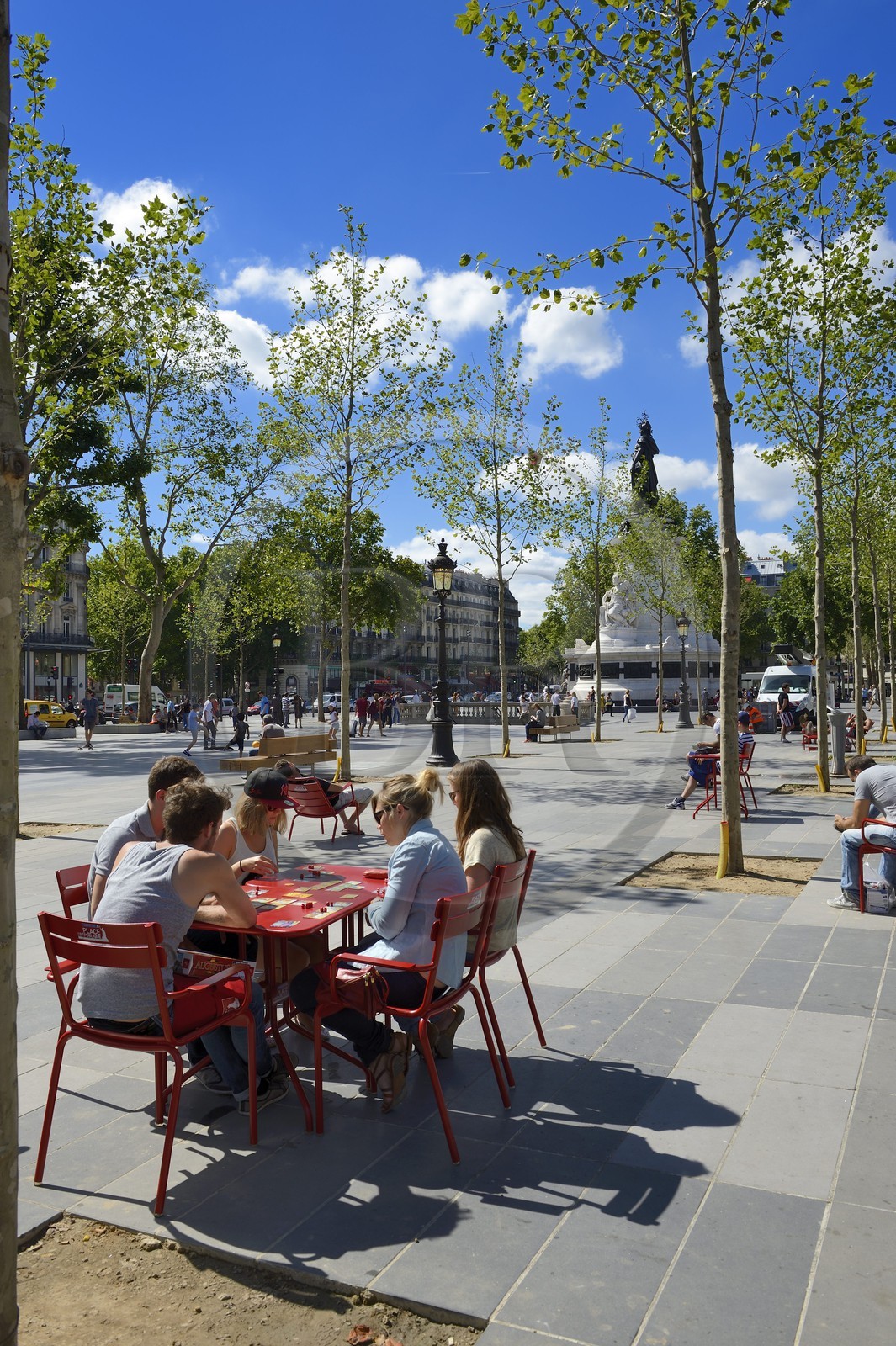France, Paris (75), place de la République