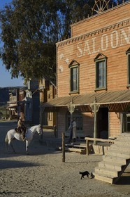 Espagne, Andalousie, province de Almeria, désert de Tabernas, parc d'attraction Fort Bravo Texas Hollywood, c'est ici que fut tourné les 7 Mercenaires de John Sturges mais aussi Les Pétroleuses de Christian-Jaque et Pour Une Poignée de Dollars de Sergio Leone