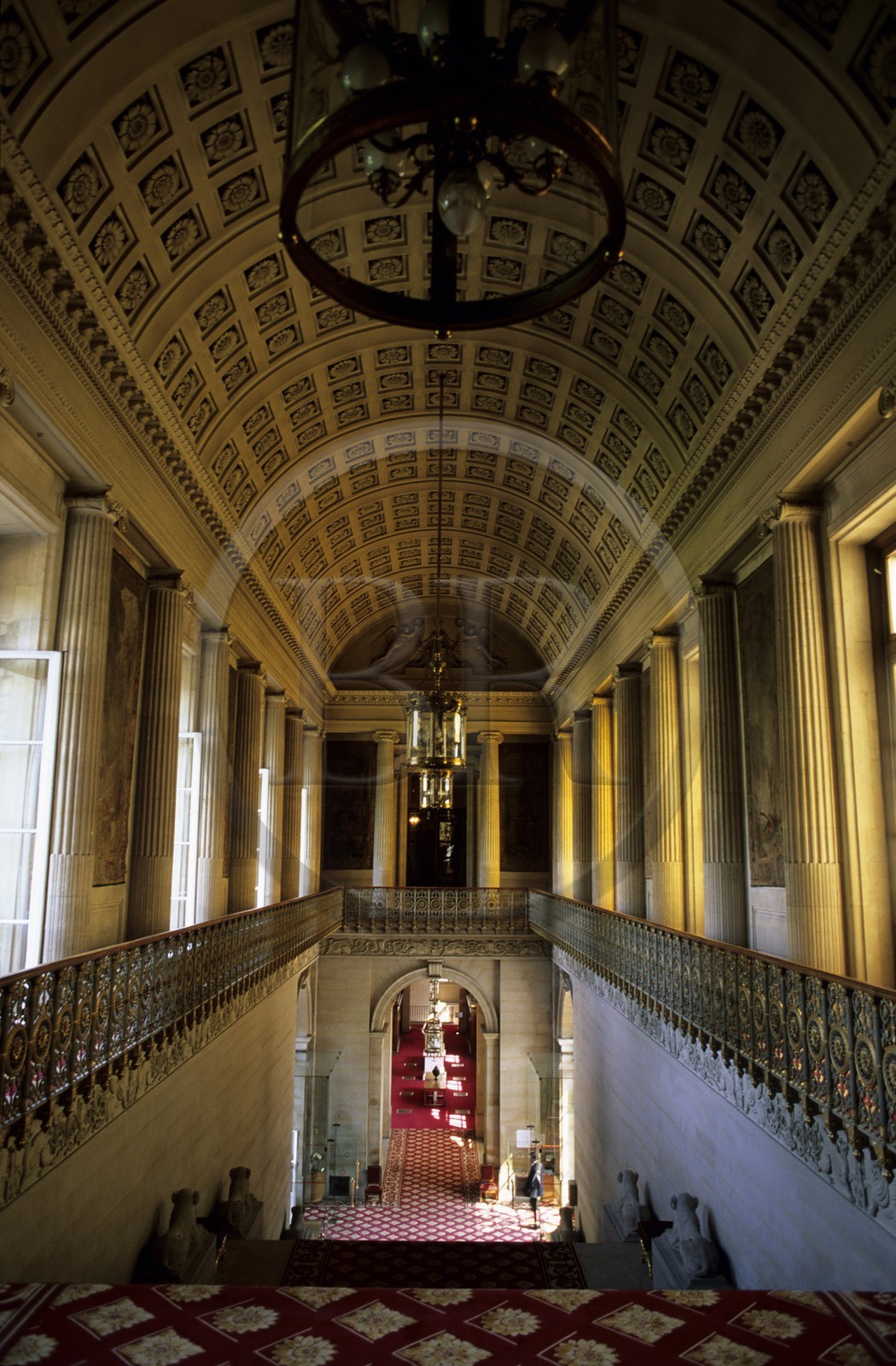 France, Paris (75), Sénat au Palais du Luxembourg, l'escalier d'honneur