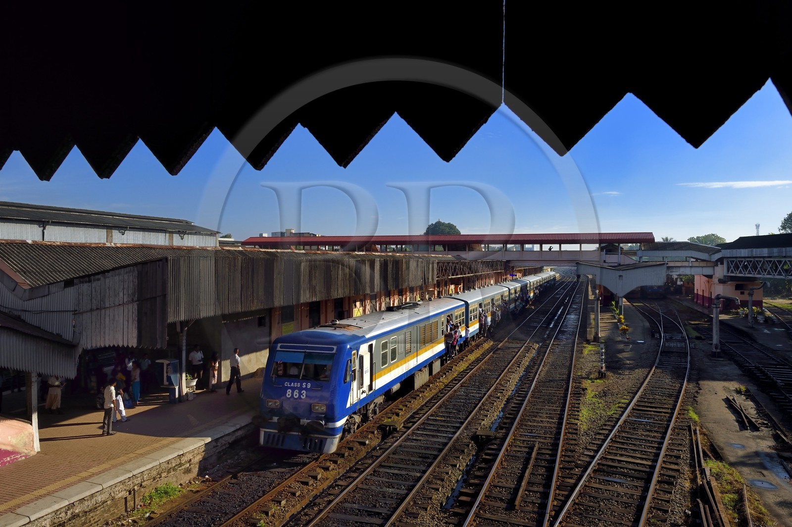 Sri Lanka, Colombo, gare de Maradana