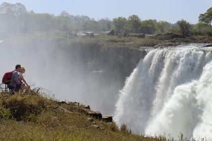 Zimbabwe, province de Matabeleland septentrional, fleuve Zambèze, les Chutes Victoria, classées Patrimoine Mondial de l'UNESCO