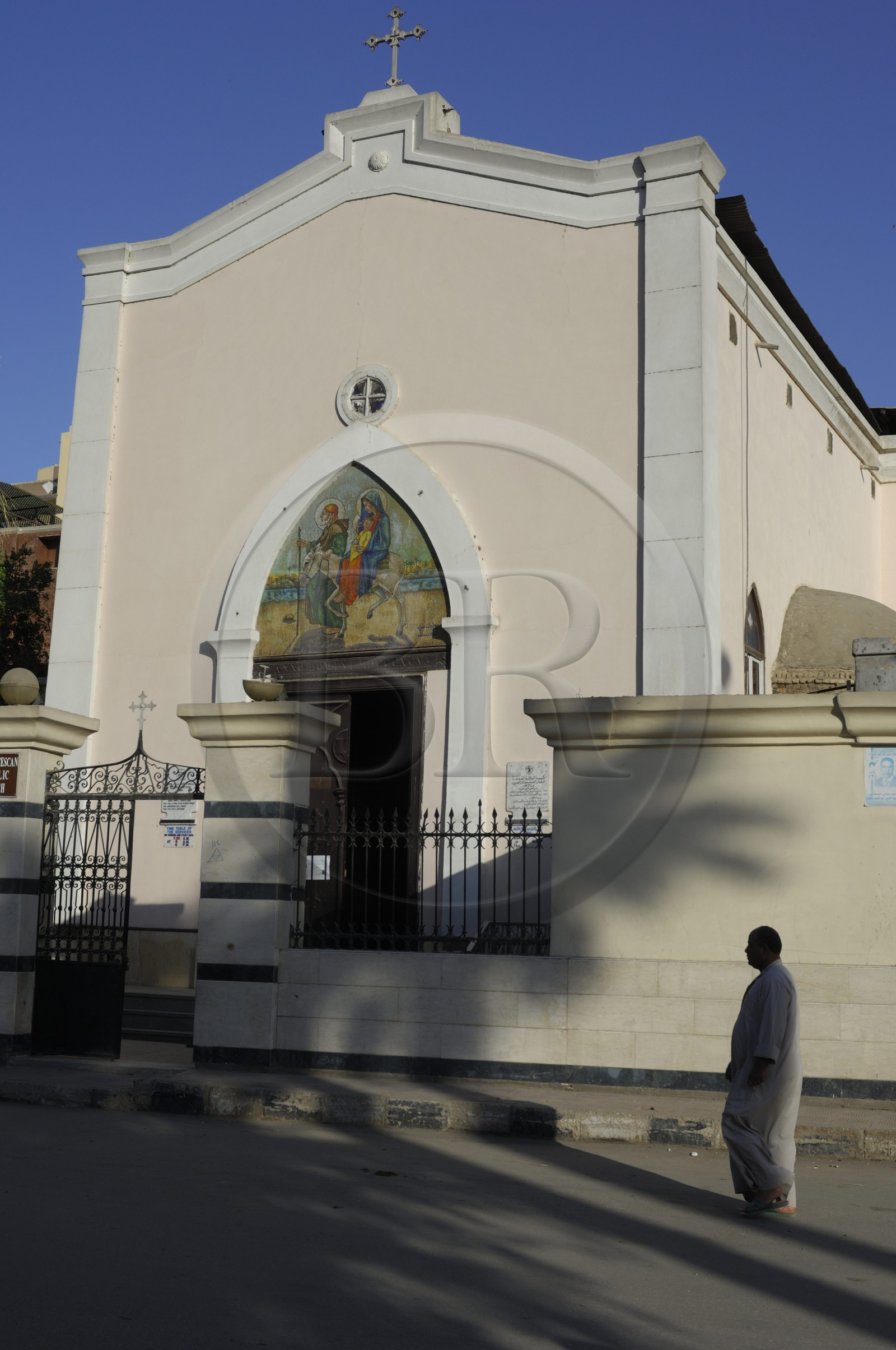 Egypte, Haute Egypte, vallée du Nil, Louxor, église chrétienne