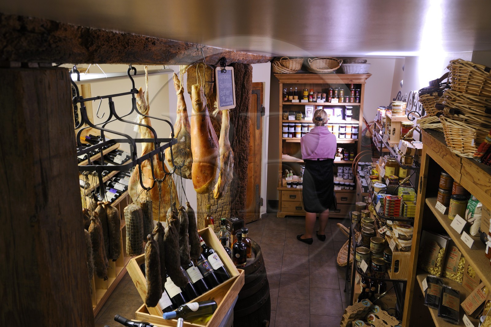 France, Haut-Rhin (68), Colmar, épicerie fine Sezanne au 30 Grand Rue