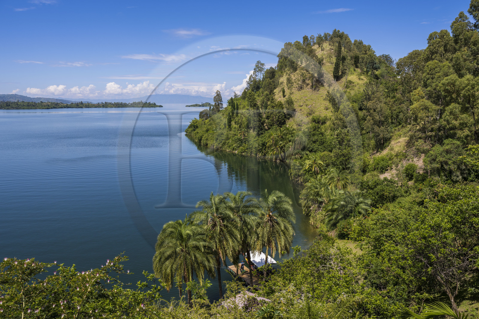 Rwanda, Province de l’Ouest, Karongi (anciennement nommée Kibuye), rives du lac Kivu