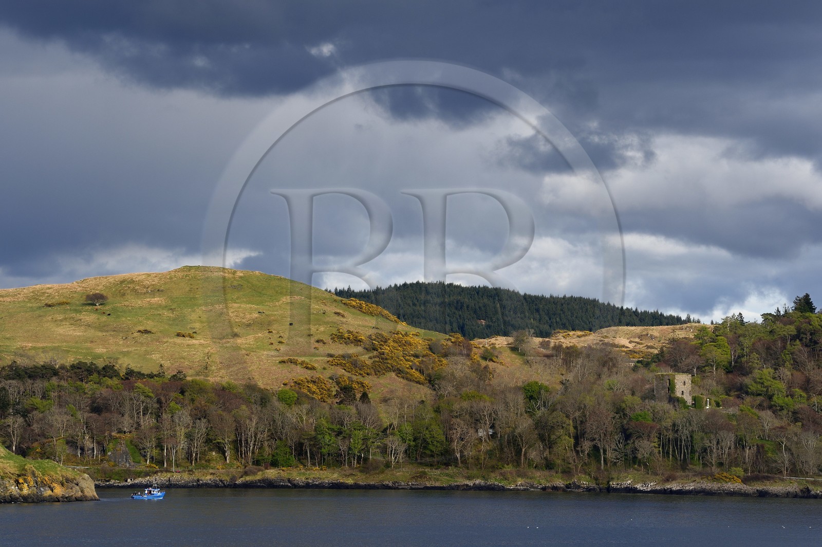 United Kingdom, Scotland, Highland, Argyll and Bute, Oban, Dunollie Castle