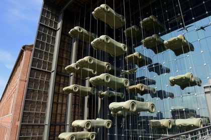 France, Haut-Rhin (68), Mulhouse, Cité de l'automobile - Musée national, Collection Schlumpf réhabilitation par le Studio Milou Architecture