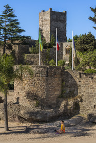 France, Alpes-Maritimes (06), Mandelieu-la-Napoule, chateau de La Napoule (XII-XIXe siècle) reconstruit en grande partie au début du XXème siècle par le couple américain Henry et Marie Clews, il abrite désormais le Clews Center for the Arts