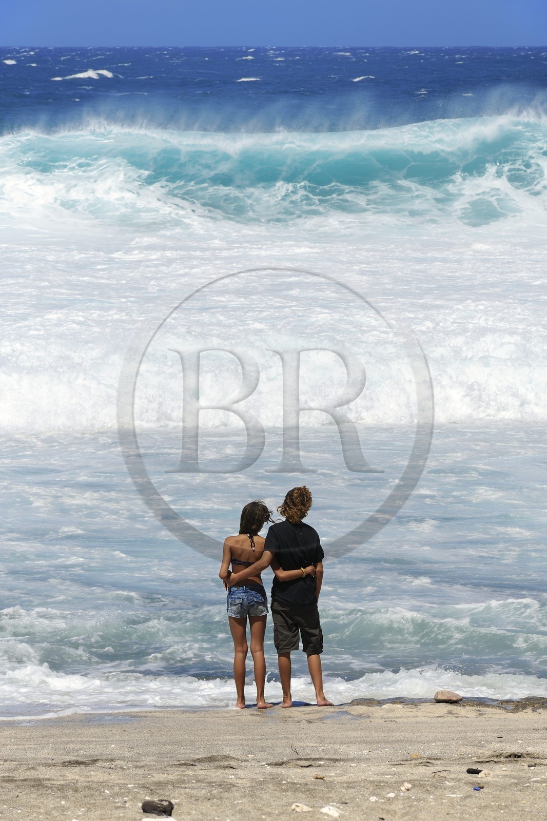 France, île de la Réunion, la côte sud, plage de Grand-Anse