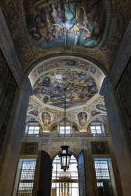 Italy, Liguria, Genoa, Rolli Palace listed as World Heritage by UNESCO in the Strada Nuova today via Garibaldi, the Palazzo Angelo Giovanni Spinola