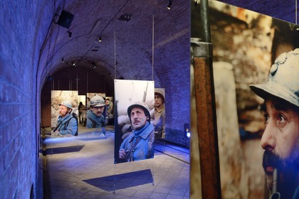 France, Meuse (55), Verdun, la Citadelle Souterraine, poste de commandement souterrain durant la première guerre mondiale où vivaient plus de dix mille hommes