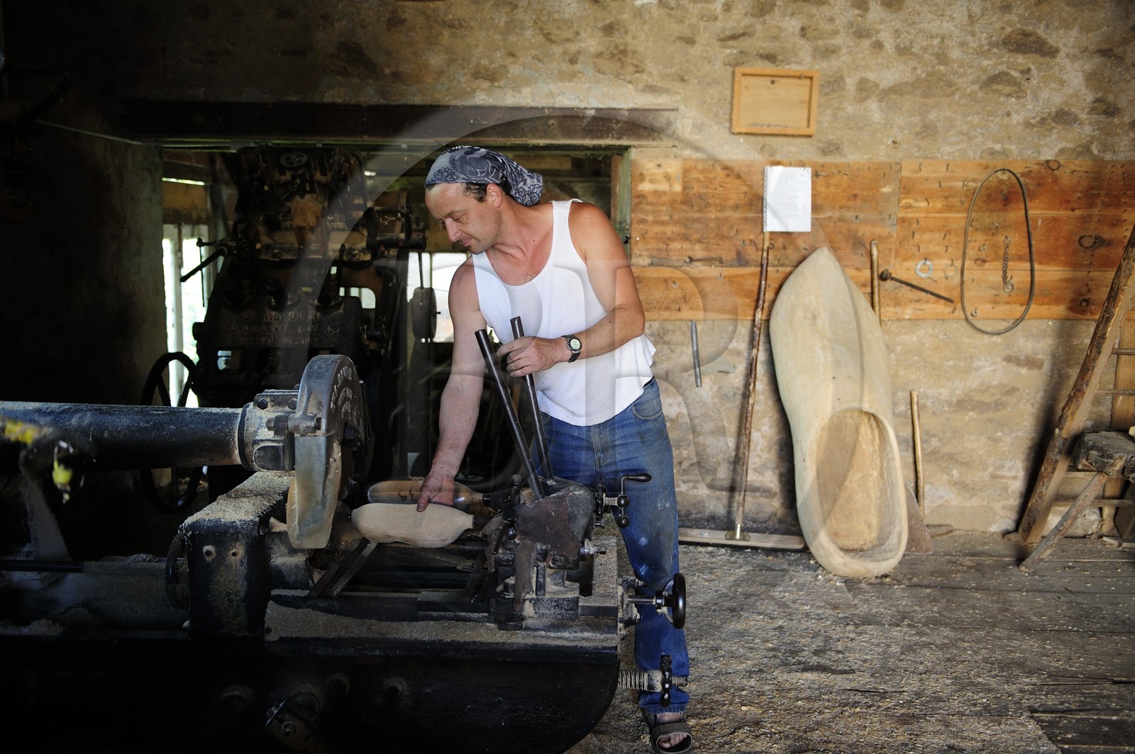 France, Nièvre (58), Gouloux, la saboterie Marchand