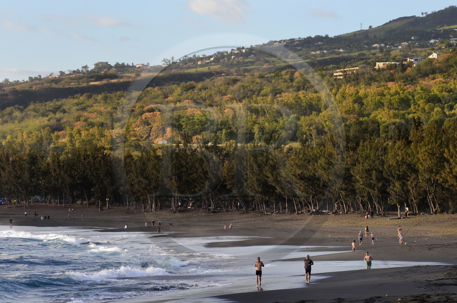 France, Ile de la Reunion, L'Etang Salé les Bains, la plage