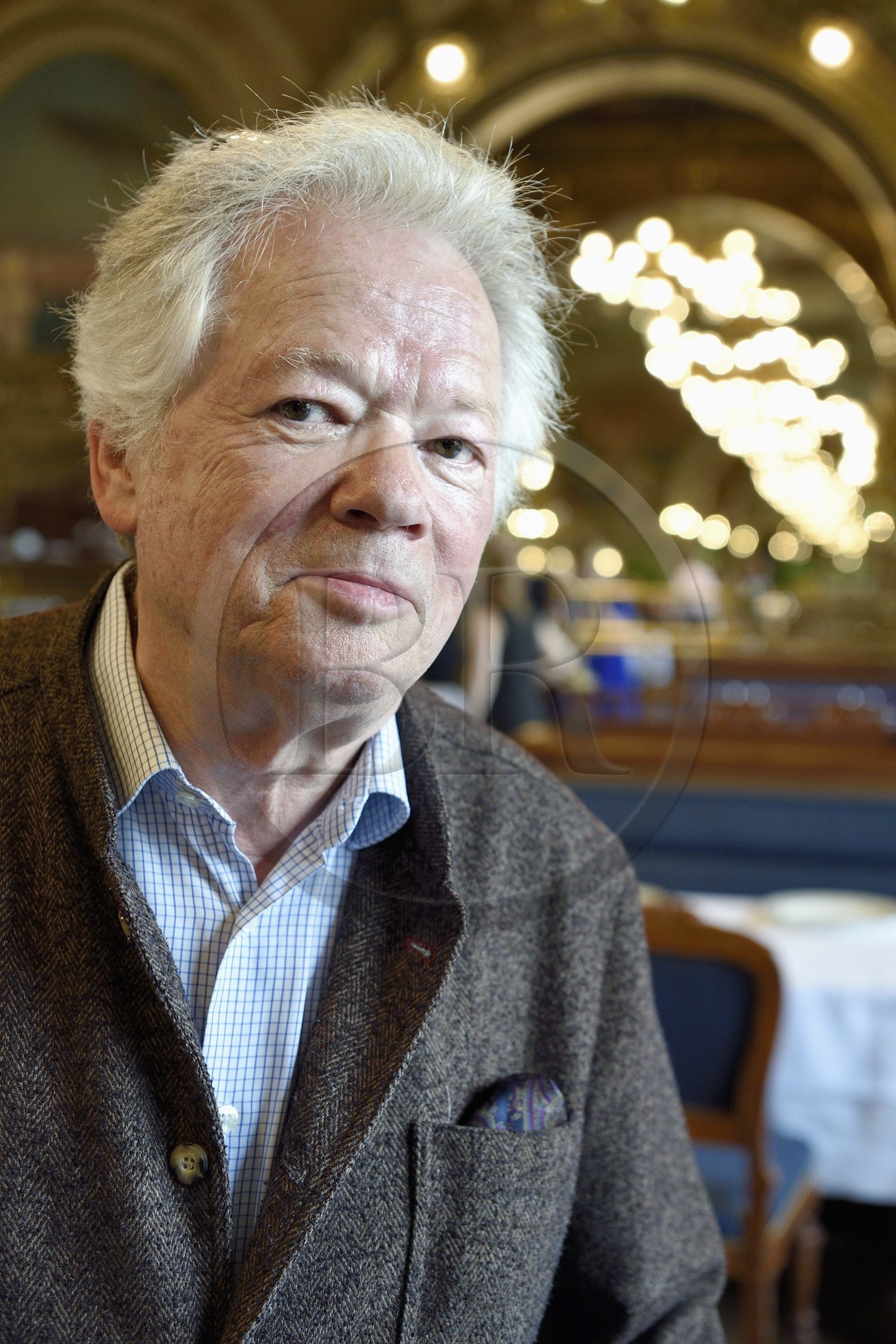 France, Paris, gare de Lyon (train station), restaurant Le Train bleu, Gilles Pudlowski