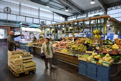 France, Meurthe-et-Moselle, Nancy, the central covered market