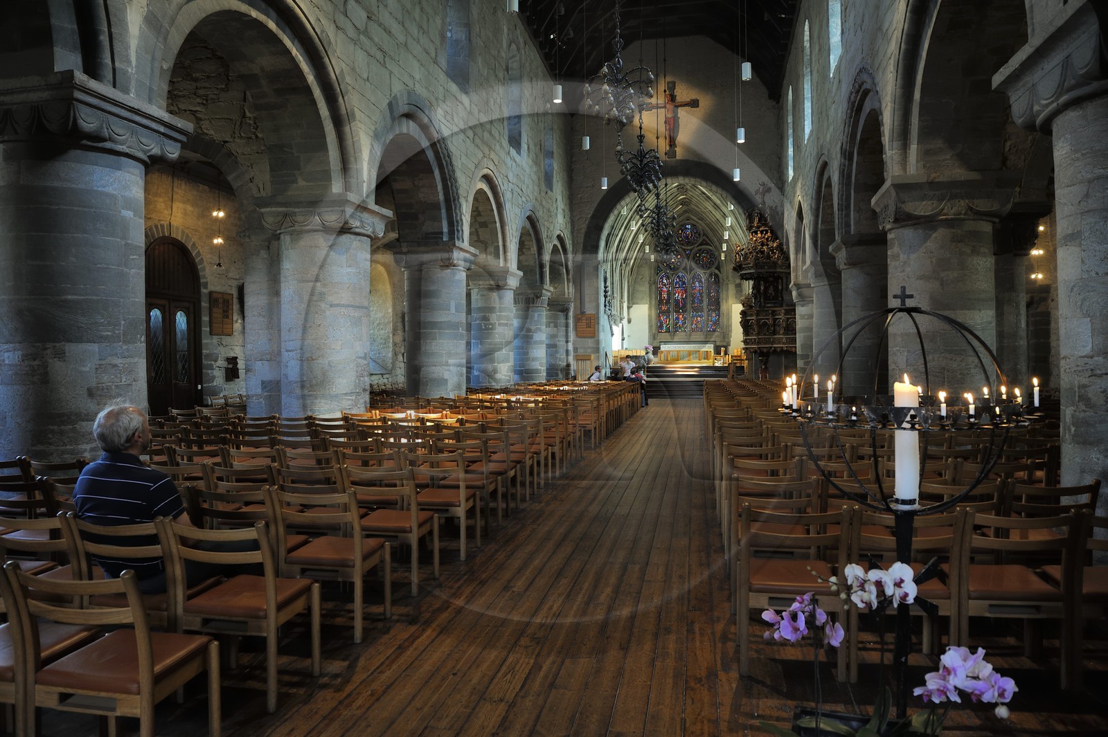 Norvège, Rogaland, Stavanger, la cathédrale (domkirken)