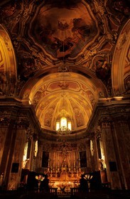 France, Alpes-Maritimes (06), vallée de la Roya, Breil-sur-Roya, église Santa Maria in Albis