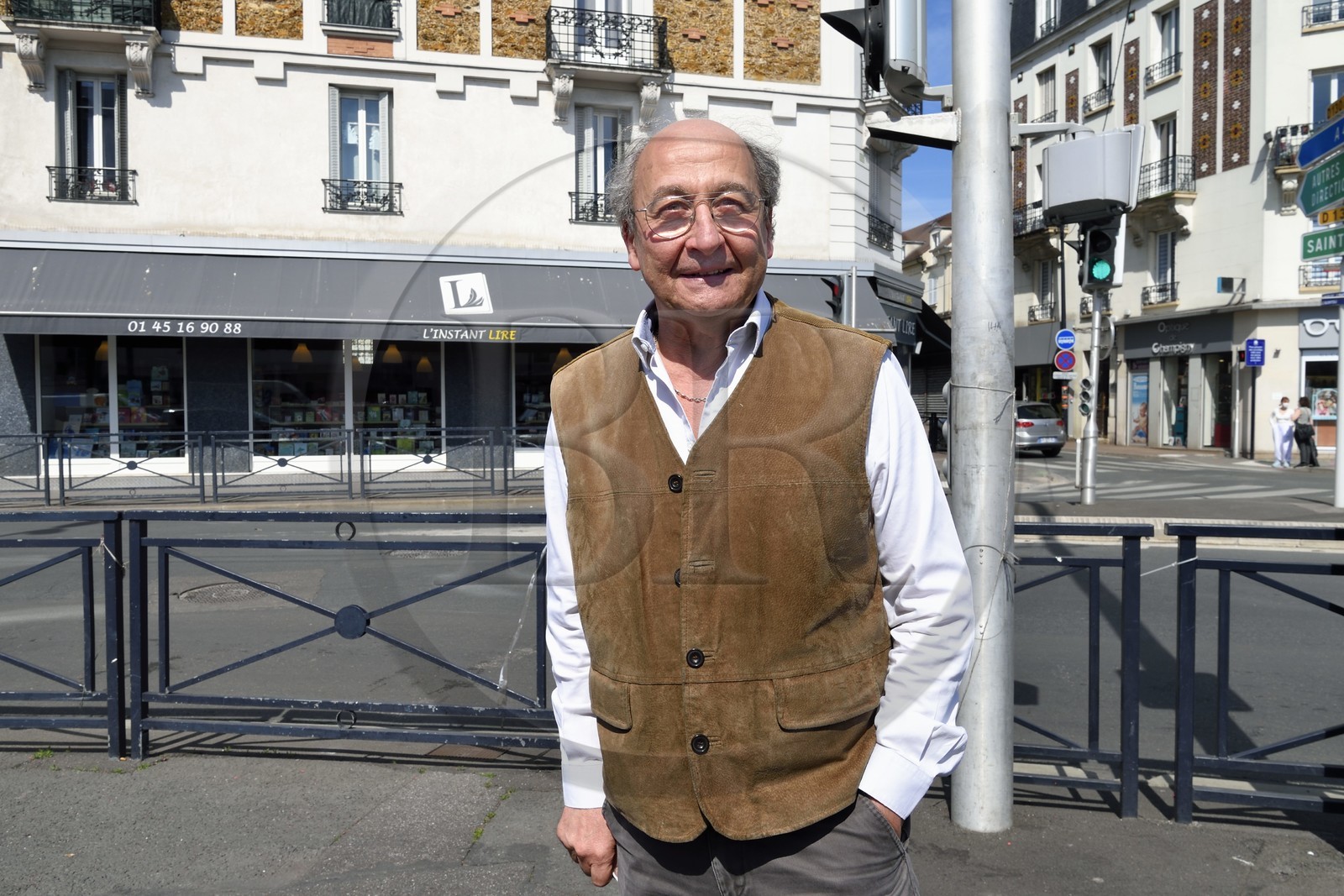 France, Val-de-Marne (94), Champigny-sur-Marne, la librairie L'Instant Lire au centre ville