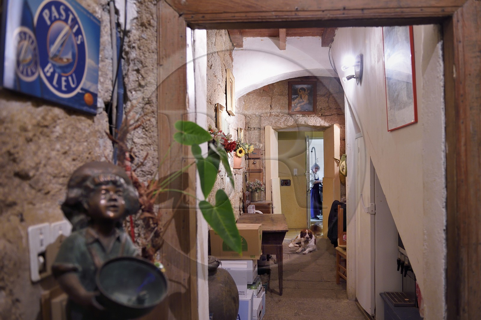 France, Corse du Sud, Sartene, the Oasis du Lion Inn à Roccapina