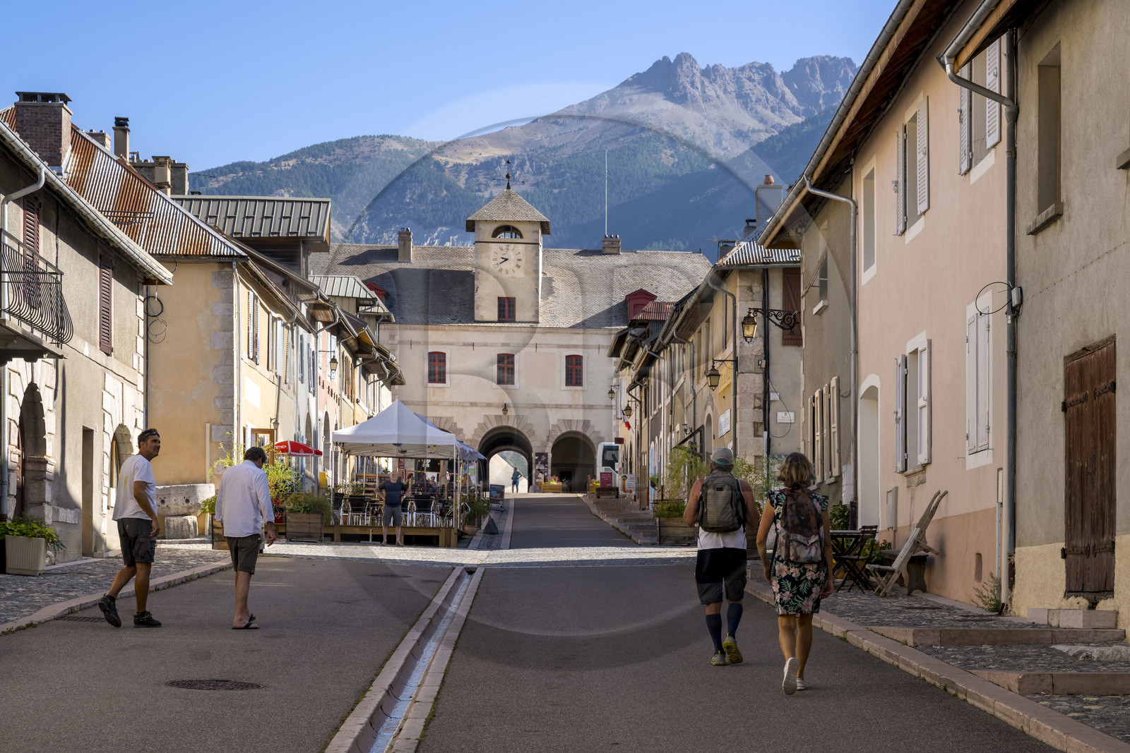 France, Hautes Alpes (05), Mont-Dauphin, citadelle édifiée par Vauban, classée Patrimoine Mondial de l'UNESCO