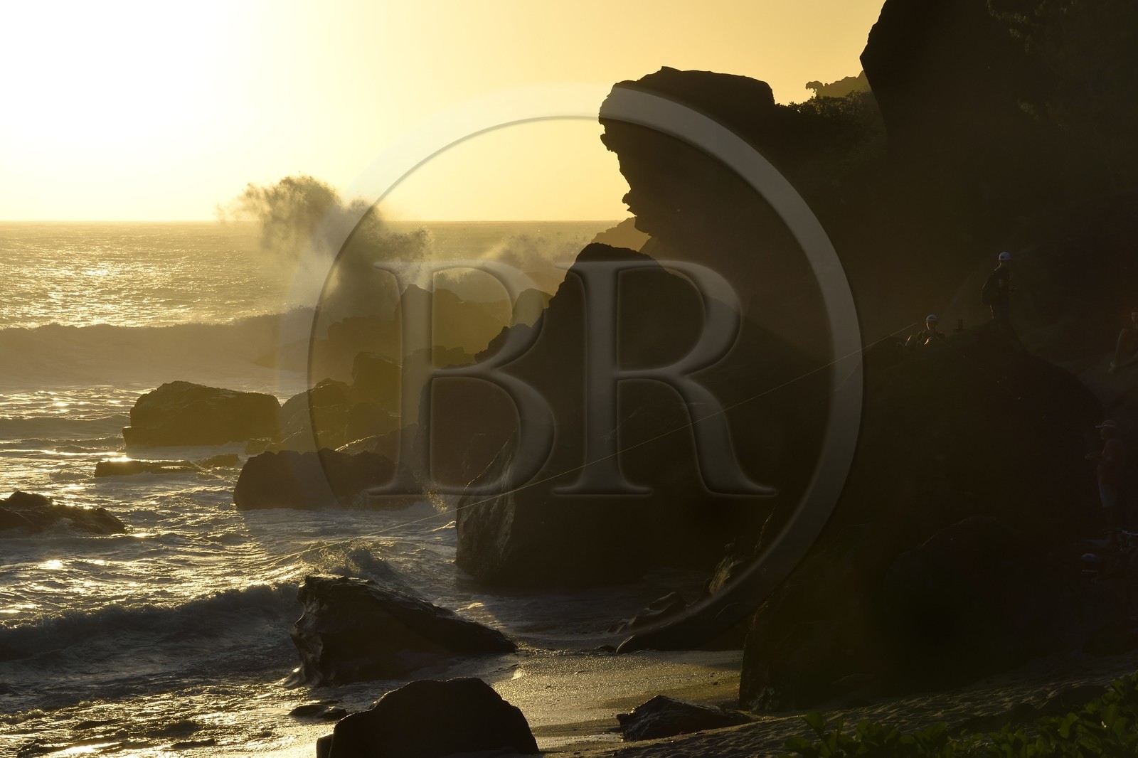 France, Ile de la Reunion, Petite-Ile sur la côte sud, plage de Grand-Anse