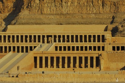 Egypt, Upper Egypt, Nile Valley, surroundings of Luxor, West bank, Thebes Necropolis listed as World Heritage by UNESCO, Temple of Hatchepsut, Deir el Bahari