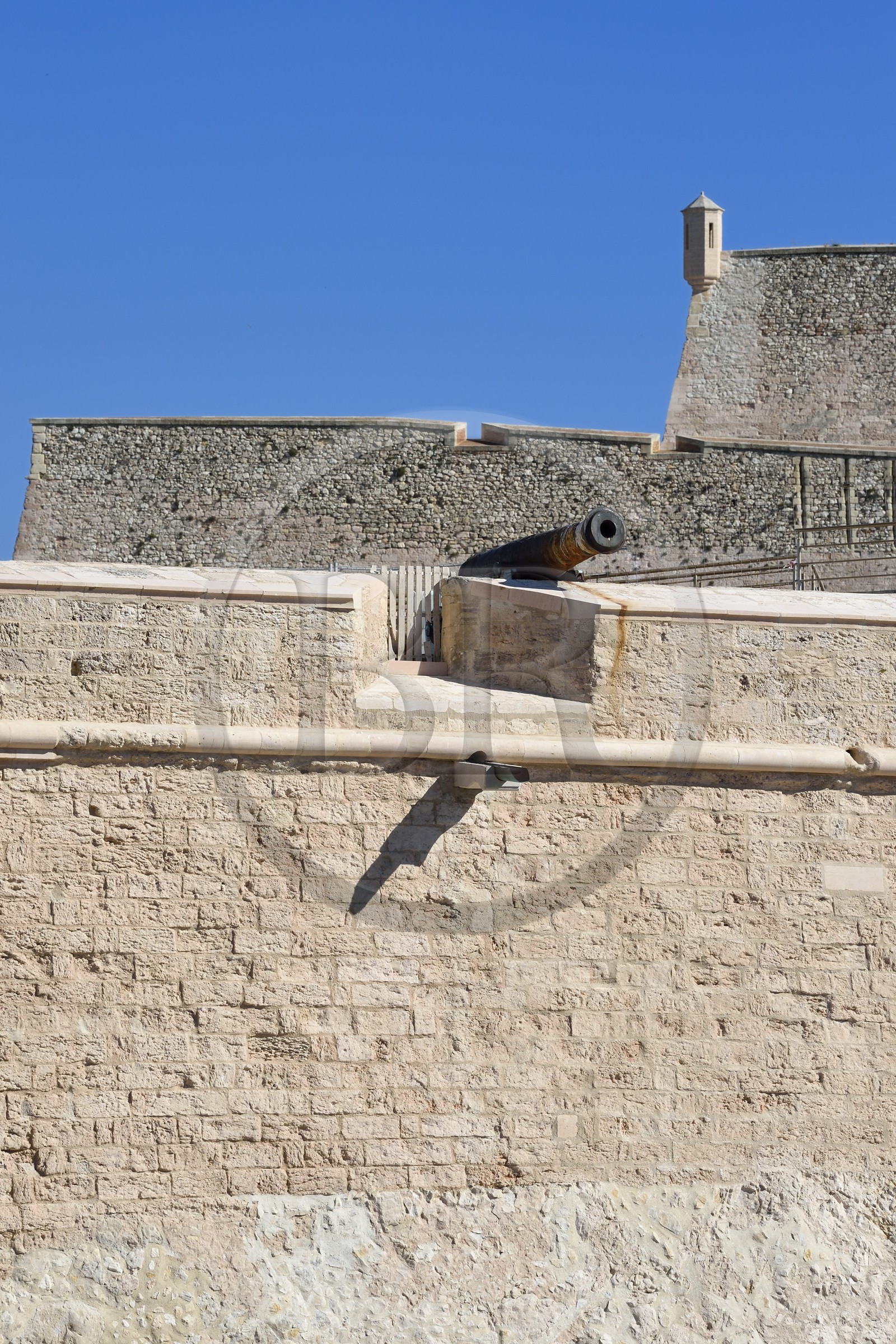France, Bouches-du-Rhône (13), Marseille, Le Vieux Port, le Fort Saint Nicolas