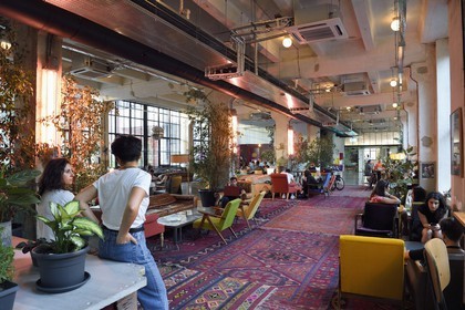 Georgia, Tbilisi, Fabrika hotel cafe