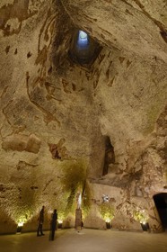 France, Marne (51), Reims le champagne, les caves du Domaine Pommery, la crayère Notre-Dame