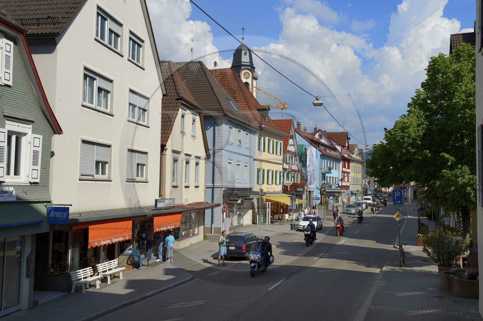 Germany, Baden-Wurttemberg, Oberkirch, main road