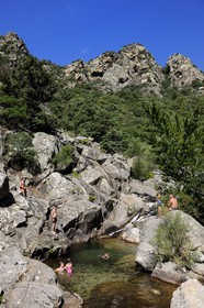 France, Hérault (34), Mons la Trivalle,  les gorges d'Héric dans le massif du Caroux au cœur du Parc naturel régional du Haut-Languedoc