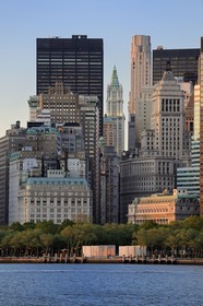 Etats-Unis, New York, pointe Sud de Manhattan, immeubles du Financial District