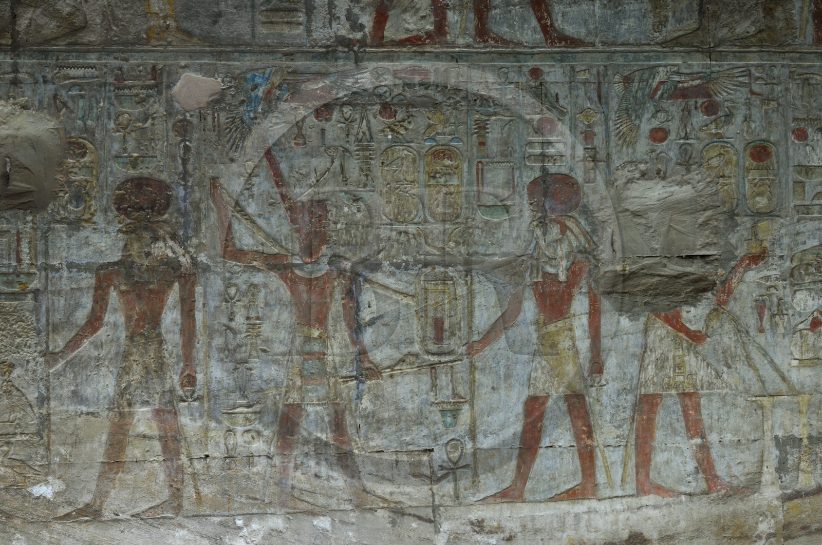 Egypte, Haute Egypte, Nubie, Lac Nasser, site d'Amada, temple d'Amon