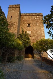 Spain, Andalusia, Malaga, the Alcazaba, the Christ tower