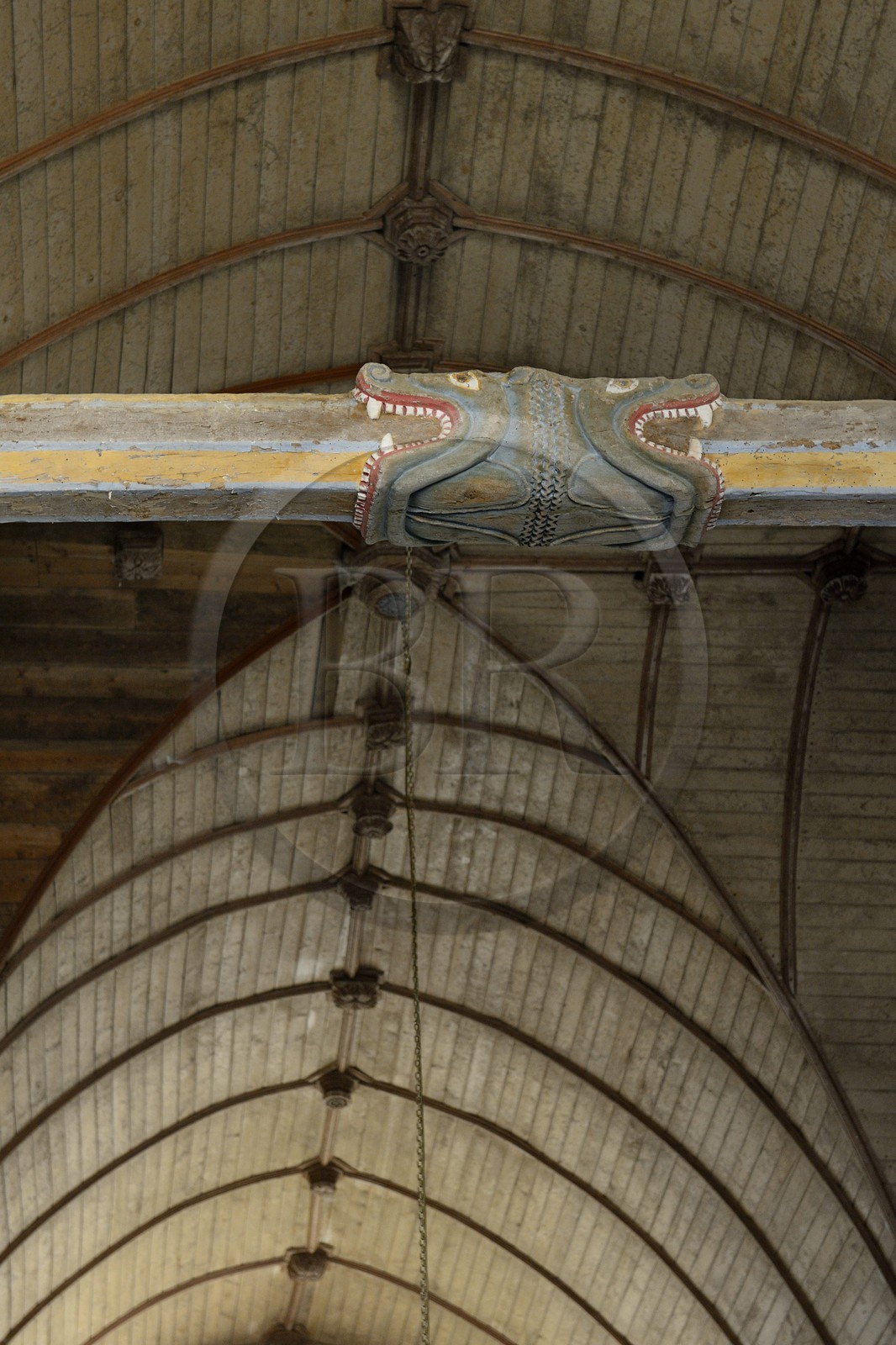 France, Finistère (29), Lannédern, l'église Saint-Edern