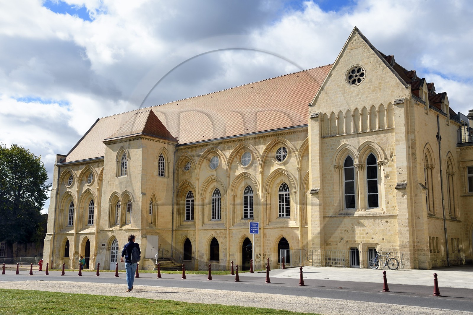 France, Calvados (14), Caen, l'abbaye aux hommes, le palais Ducal du XIVe siècle