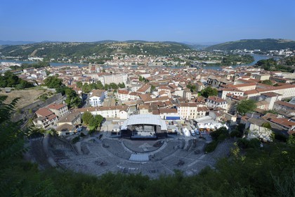 France, Isère (38), Vienne en bordure du Rhône, le théâtre antique