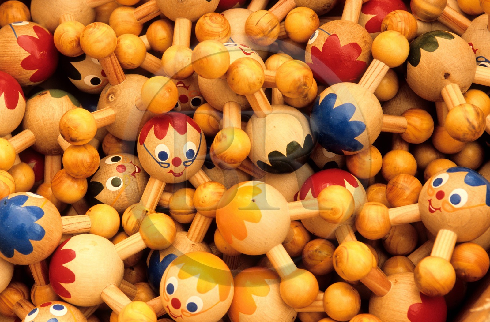 France, Jura, Moirans-en-Montagne, traditional manufacture of wooden dolls and puppets (Chaliluce company)