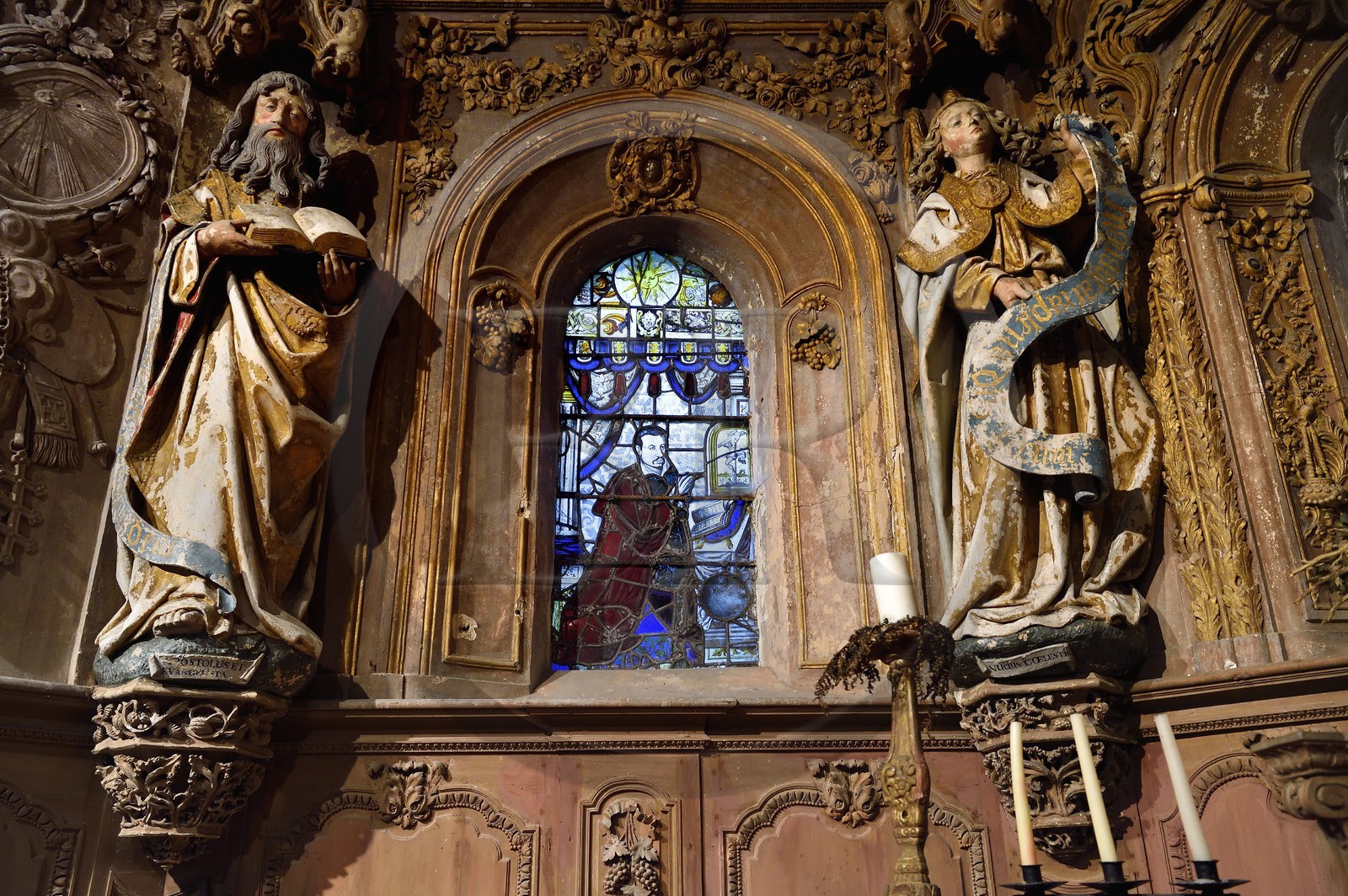 France, Seine-Maritime (76), Pays de Caux, Tourville-sur-Arques, château de Miromesnil, lieu de naissance de l'écrivain Guy de Maupassant, la chapelle Saint-Antoine aux cochons où fut (pré)baptisé l'écrivain (ondoiement)