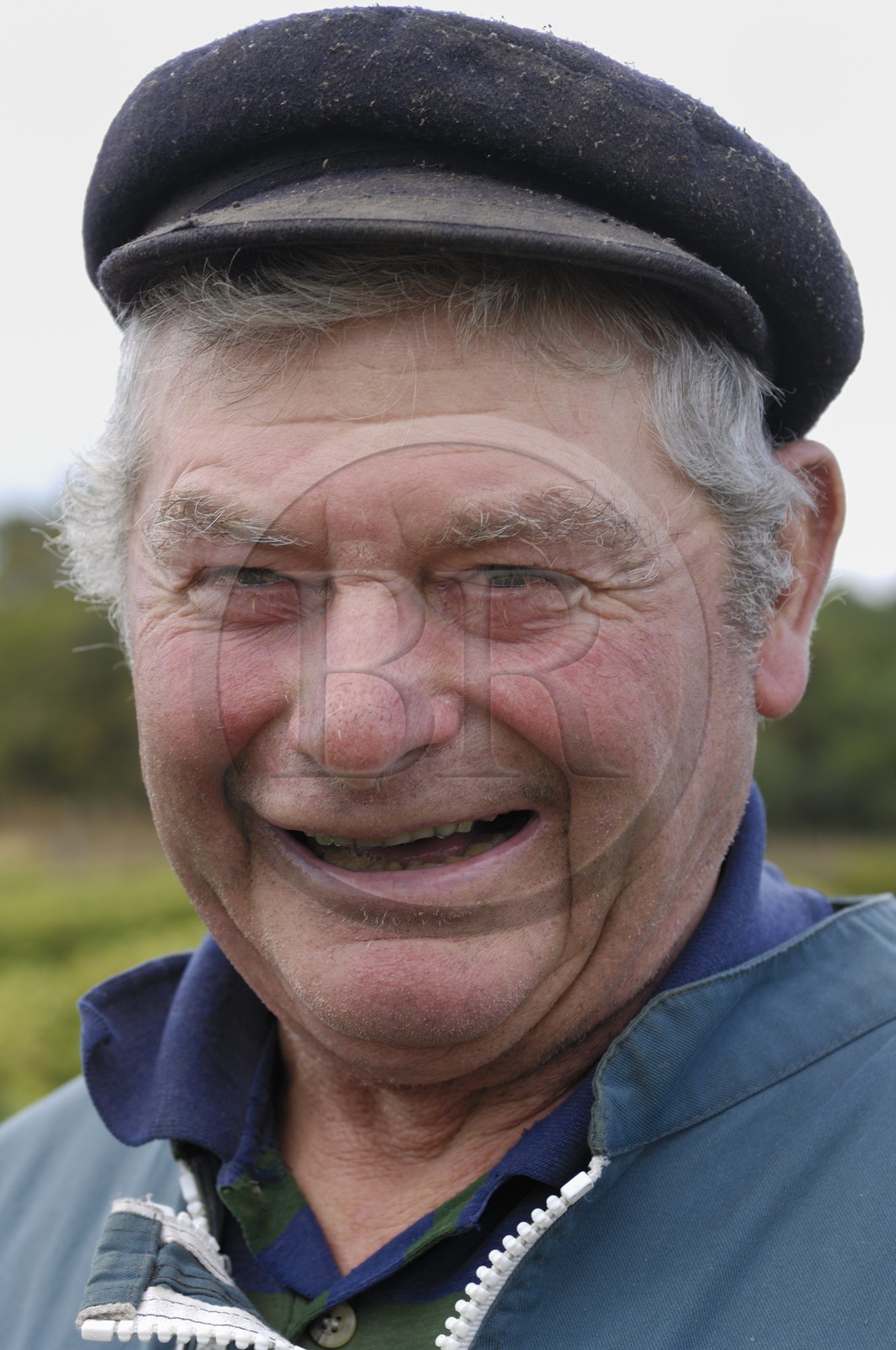 France, Charente-Maritime (17), Ile d'Oleron, le viticulteur Michel Patoizeau au Château d'Oléron