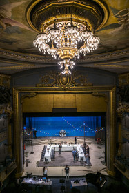 France, Loire-Atlantique (44), Nantes, quartier de Graslin, répétition d'un spectacle sur la scène du théâtre Graslin et opéra