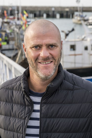 France, Charente-Maritime (17), La Rochelle, Port de pêche de Chef de Baie, le chef étoilé Christopher Coutanceau