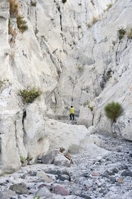 Italie, Sicile, iles Eoliennes, classées Patrimoine Mondial de l'UNESCO, Ile de Lipari, cote est, carrière de pierre ponce