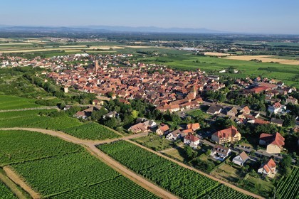 France, Haut-Rhin (68), Route des vins d'Alsace, Bergheim, ancienne cite m