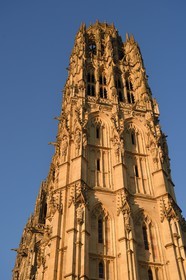 France, Seine-Maritime (76), Rouen, la cathédrale Notre-Dame de Rouen, la Tour de Beurre