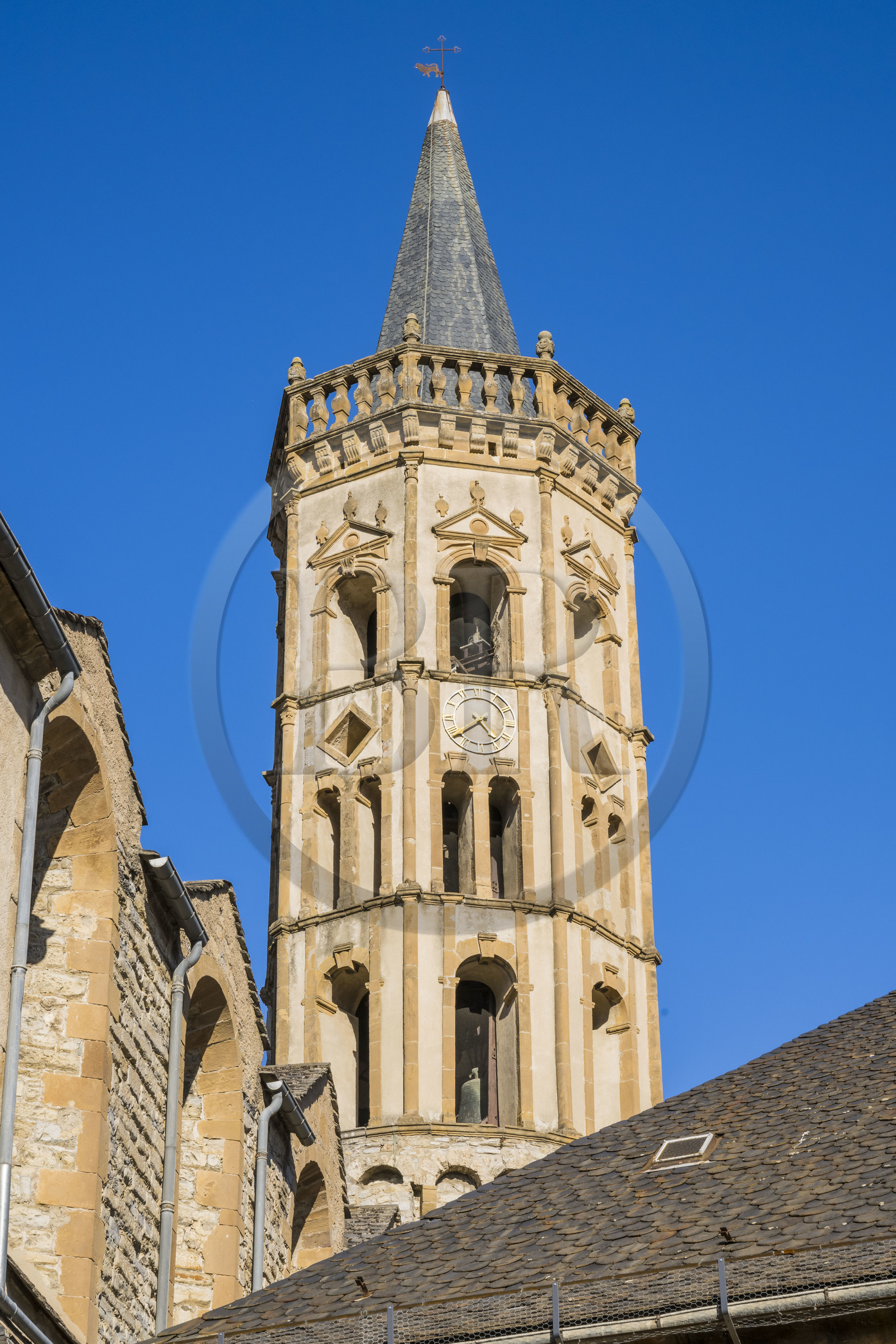 France, Aveyron (12), Millau, église Notre-Dame de l'Espinasse du XIIème siècle