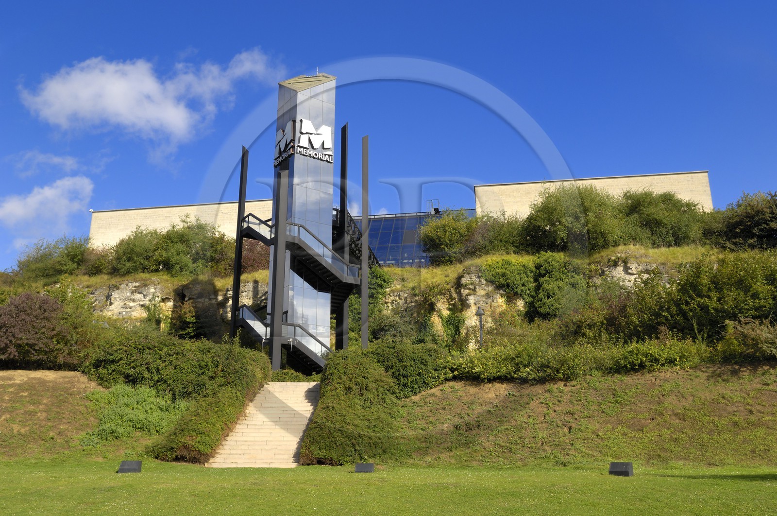 France, Calvados (14), Caen, le Mémorial pour la Paix